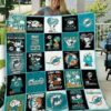Miami Dolphins 5 Blanket Quilt M08