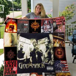 Godsmack Quilt Blanket Quilt Rze2