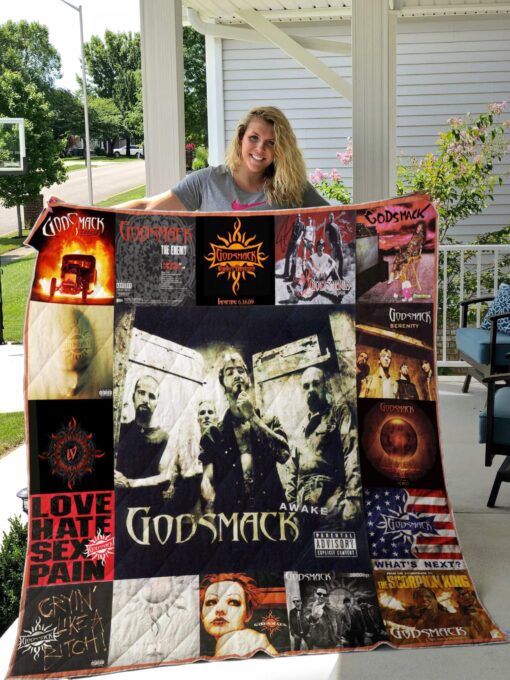 Godsmack Quilt Blanket Quilt Rze2