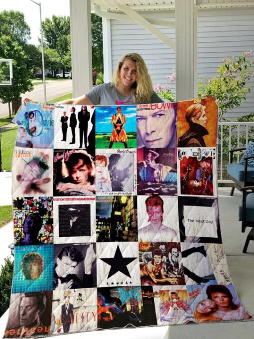 David Bowie Blanket Quilt Rze1