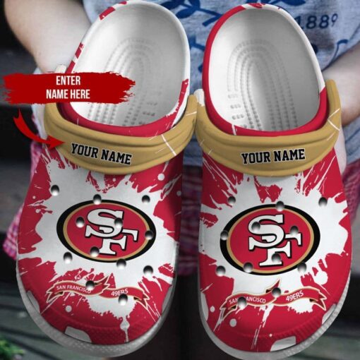 San Francisco 49ers 3 Crocs Rze1