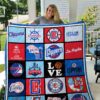 Los Angeles Clippers Blanket Quilt L2K1
