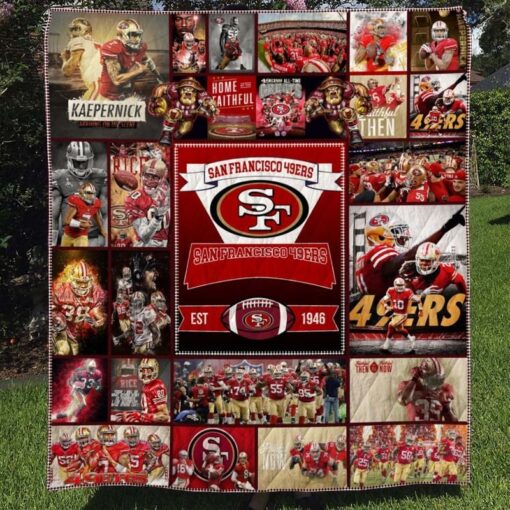 San Francisco 49ers Blanket Quilt Rze1