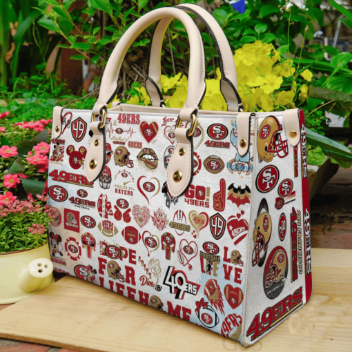 San Francisco 49ers Leather Bag Rze1