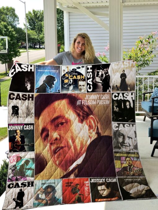 Johnny Cash Blanket Quilt B20
