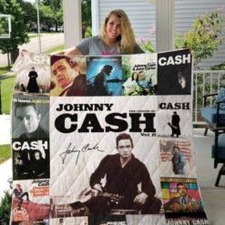 Johnny Cash lover Blanket Quilt B23