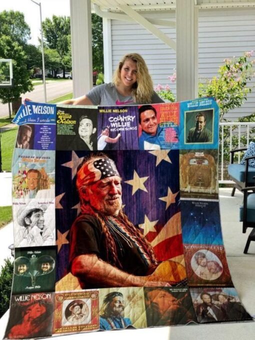 Willie Nelson Blanket Quilt Rze2