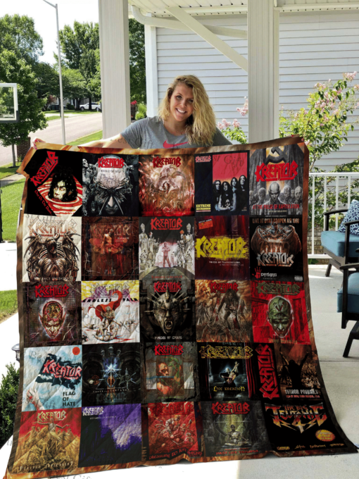 Kreator band Blanket Quilt Rze2