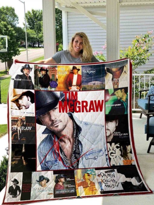 Tim McGraw Blanket Quilt M08