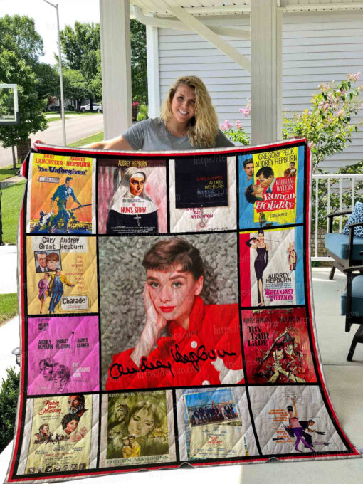 Audrey Hepburn Blanket Quilt B21