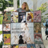 Audrey Hepburn 2 Blanket Quilt TH21