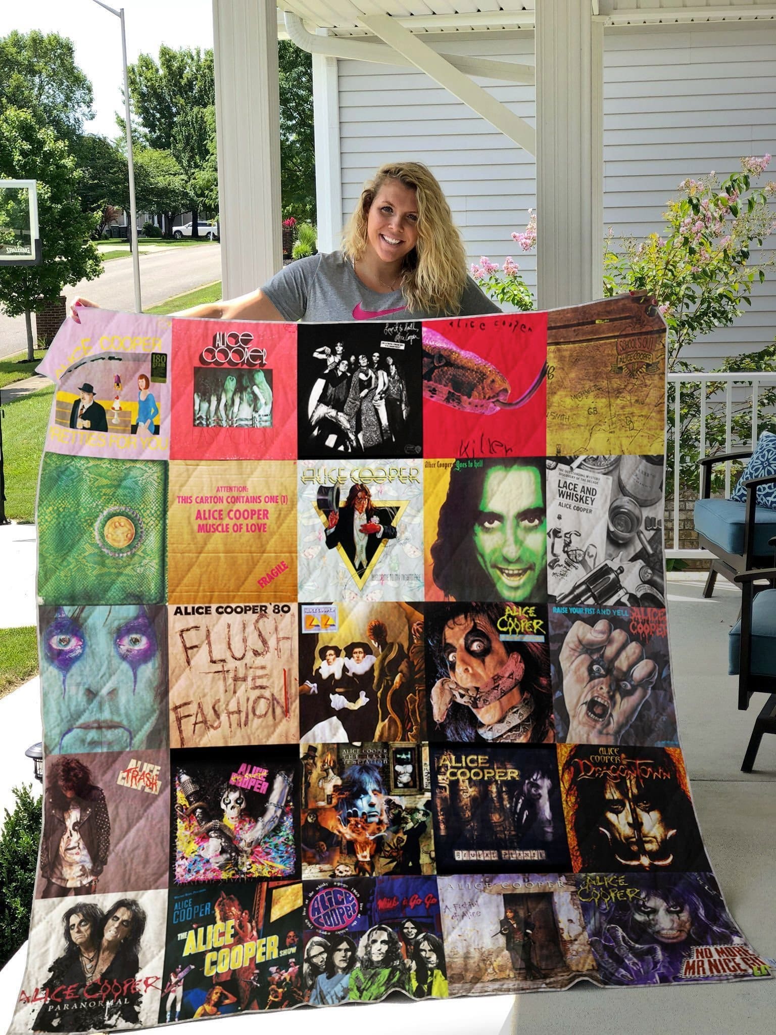 Alice Cooper Blanket Quilt Rze