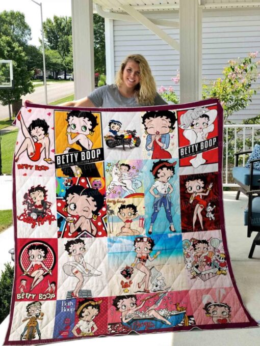 Betty Boop Lover1 Blanket Quilt Rze