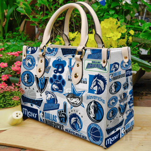 Dallas Mavericks Leather Hand Bag B23