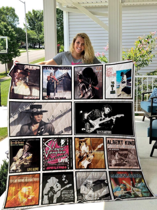 Stevie Ray Vaughan Blanket Quilt B20