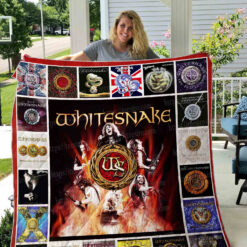 Whitesnake lover Blanket Quilt Rze2