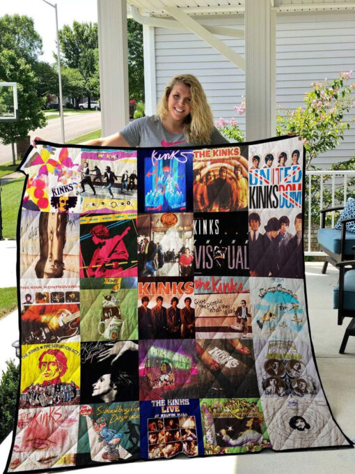 The Kinks Quilt Blanket Quilt Rze2