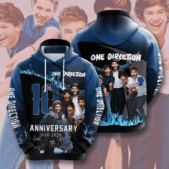 One Direction Hoodie Zip Hoodie 3D Rze