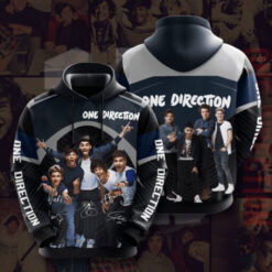 One Direction 1 Hoodie Zip Hoodie 3D Rze