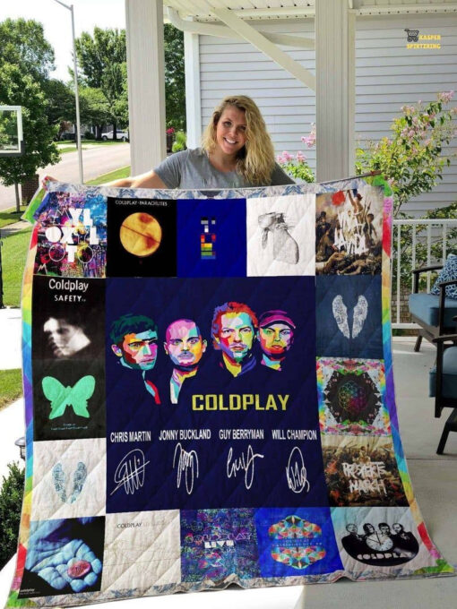Coldplay band Blanket Quilt Rze2