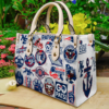 New England Patriots Leather Bag Rze1