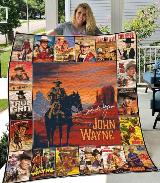 John Wayne lover Blanket Quilt Rze2
