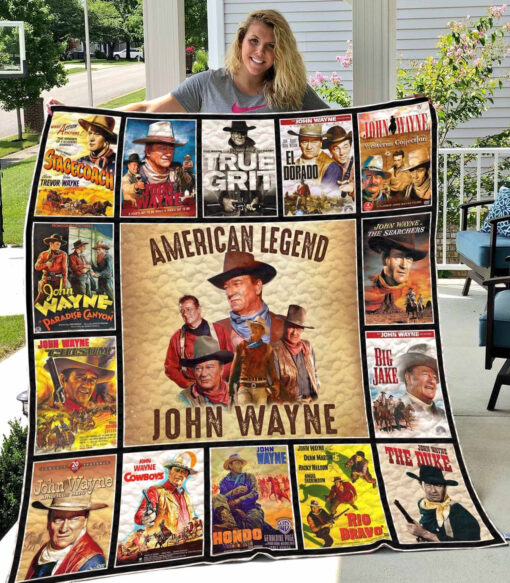 John Wayne legend Blanket Quilt Rze2