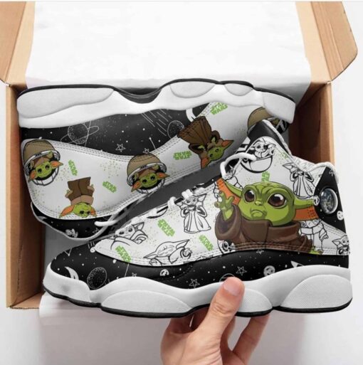 Baby Yoda Jordan 13 B21 - Image 4