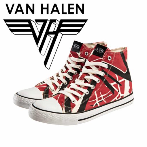 Van Halen band High Top shoes Rze2
