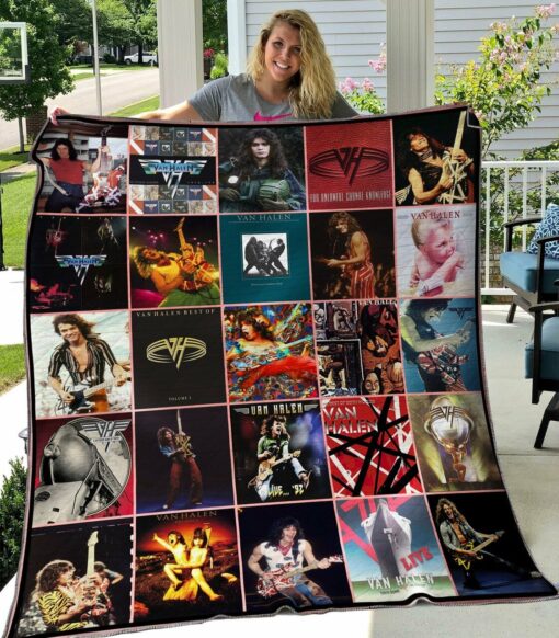 Van Halen Blanket Quilt Rze2