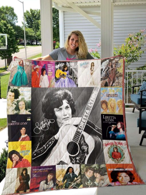 Loretta lynn lover Blanket Quilt Rze2
