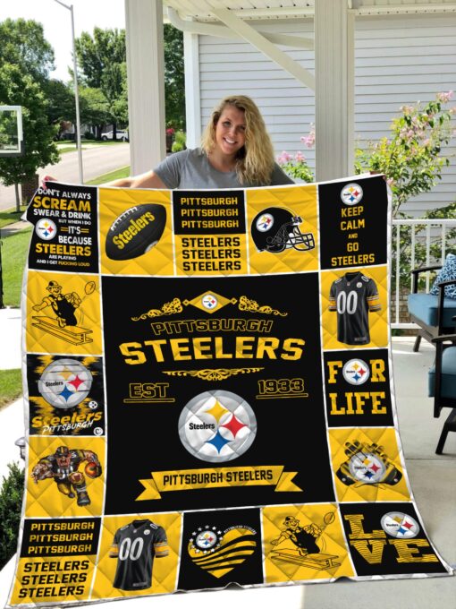Pittsburgh Steelers 1 Blanket Quilt TN