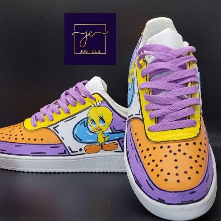 Tweety Bird Cute Air Force 1 Shoes Rze1