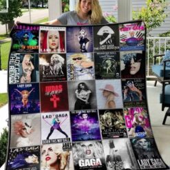 Lady Gaga Quilt Blanket Quilt Rze1