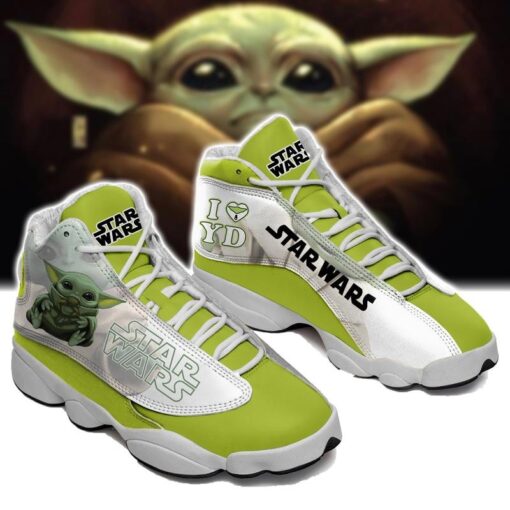 Baby Yoda  Jordan 13 Shoes B22