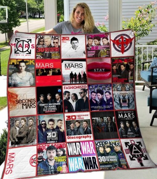 30 Seconds to Mars Blanket Quilt CCHU