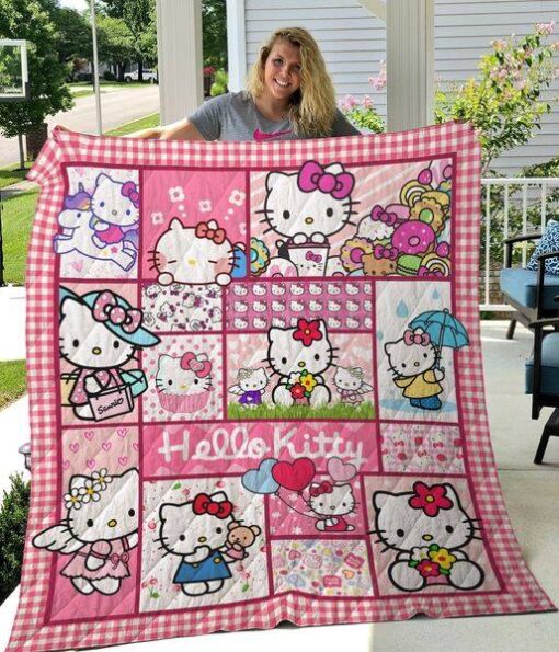Hello Kitty Blanket Quilt M08