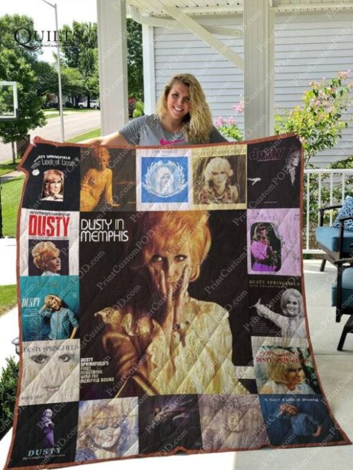 Dusty Springfield Blanket Quilt Rze1