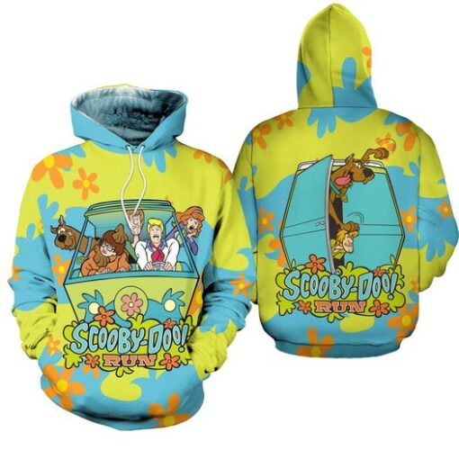 Scooby-Doo a1 Hoodie Zip Hoodie 3D Rze1