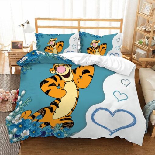 Tigger Cute Bedding Set Rze1