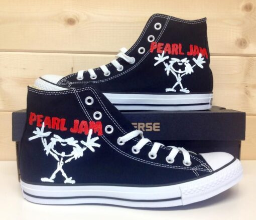 Pearl Jam High Top shoes Rze1