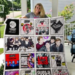 5 Seconds Of Summer Blanket Quilt Rze1