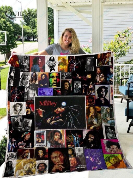 Bob Marley g1 Quilt Blanket Rze1