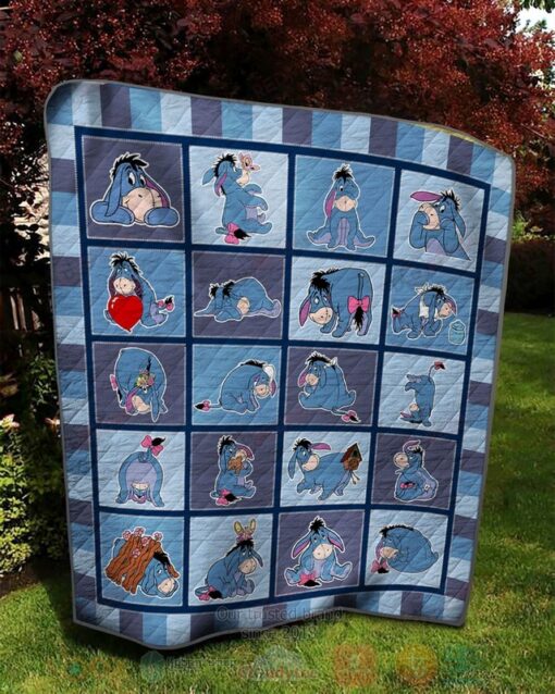 Eeyore lover 2 Blanket Quilt Rze1