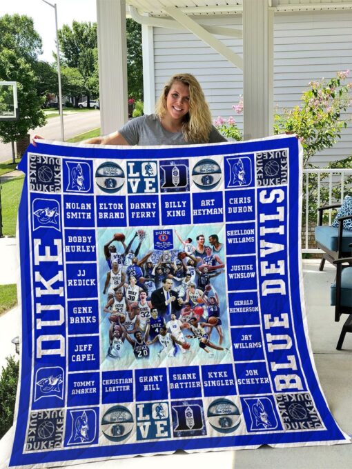 Duke Blue Devils Lover Blanket Quilt TN