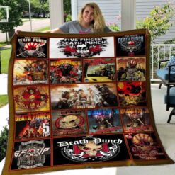 Five Finger Death Punch 1 Blanket Quilt Rze1