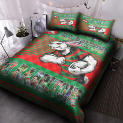 South Sydney Rabbitoh Quilt Bedding Set Rze1