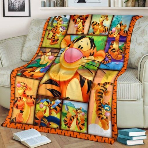 Tigger Winnie The Pooh 01 Quilt Blanket Quilt Rze1