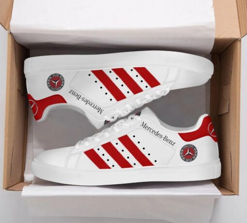 Mercedes Benz Red  Stan Smith Shoes B21