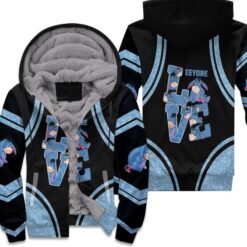 Eeyore Winnie The Pooh g0 Fleece Jacket Rze1